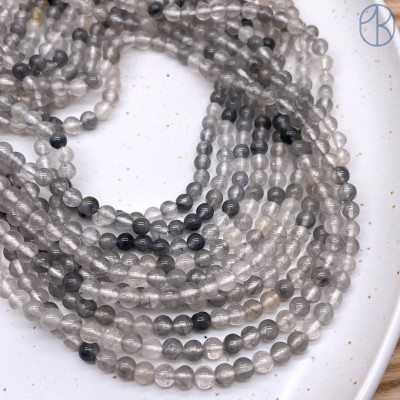 Кварц облачный серый 4 мм