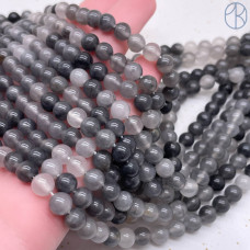 Кварц облачный серый 6 мм