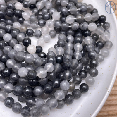 Кварц облачный серый 8 мм