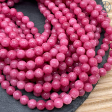 Кварц розовый тонированный 6 мм