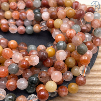 Кварц Рутиловый микс №1 10 мм