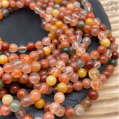 Кварц Рутиловый микс №1 6 мм