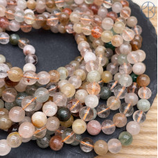 Кварц Рутиловый микс №2 8 мм