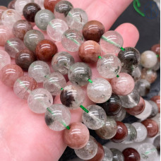 Кварц рутиловый микс №3 10 мм Кварц рутиловый микс №3 10 мм