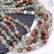 Кварц рутиловый микс №3 6 мм Кварц рутиловый микс №3 6 мм