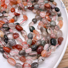 Кварц Рутиловый микс галтовка ~ 10-12 мм