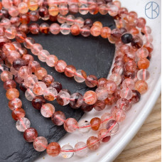 Кварц с включениями Гетита А-качество №1 6 мм