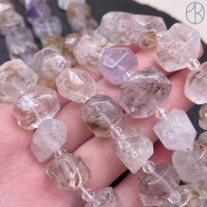 Кварц с включениями куски фриформ ~ 12-16 мм