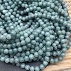 Кварц серо-зеленый тонированный 6 мм