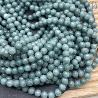 Кварц серо-зеленый тонированный 6 мм