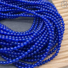 Кварц синий тонированный №1 4 мм