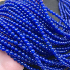 Кварц синий тонированный №1 4 мм