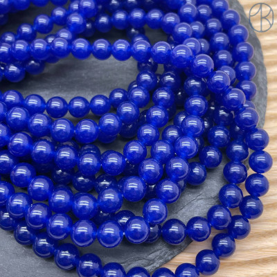 Кварц синий тонированный №1 8 мм