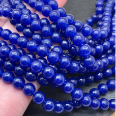 Кварц синий тонированный №1 8 мм