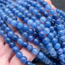 Кварц синий тонированный №2 6 мм