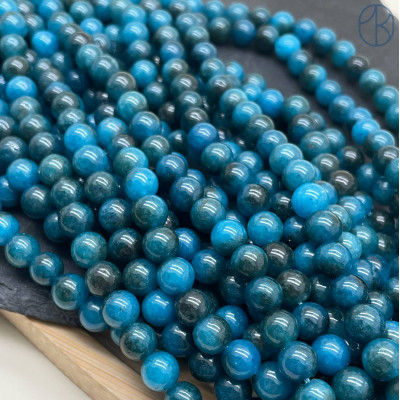 Кварц синий тонированный №3 8 мм