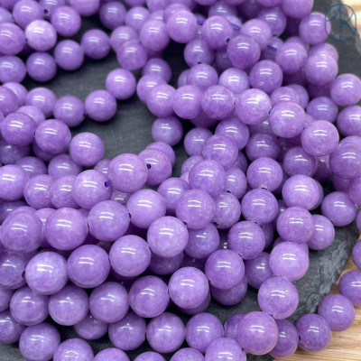 Кварц сиреневый тонированный №1 8 мм