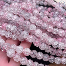 Кварц снежный микс №1 (имитация) 10 мм