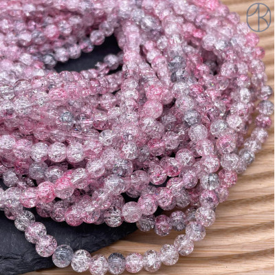 Кварц снежный микс №1 (имитация) 6 мм