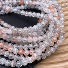Кварц снежный микс №2 (имитация) 6 мм
