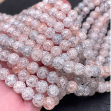 Кварц снежный микс №3 (имитация) 8 мм Кварц снежный микс №3 (имитация) 8 мм