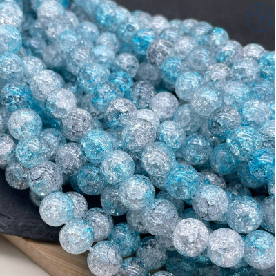 Кварц снежный микс №4 (имитация) 10 мм