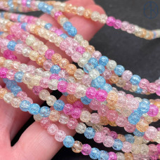 Кварц снежный микс (имитация) 4 мм