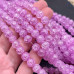 Кварц снежный сиреневый (имитация) 8 мм