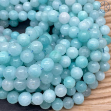 Кварц светло-бирюзовый тонированный №1 10 мм