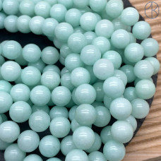 Кварц светло-бирюзовый тонированный №2 12 мм