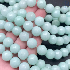 Кварц светло-бирюзовый тонированный №2 12 мм