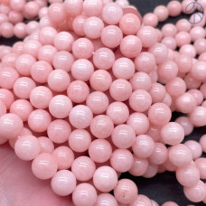 Кварц светло-розовый тонированный №1 10 мм