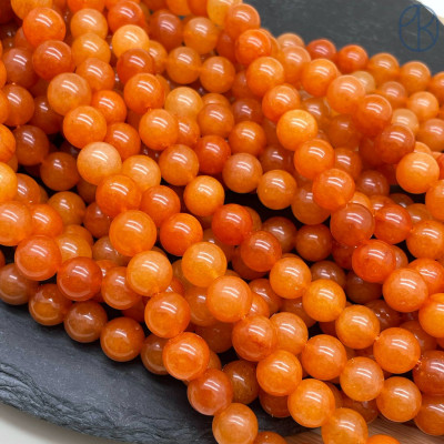 Кварц темно-оранжевый тонированный 10 мм