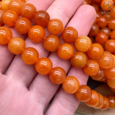 Кварц темно-оранжевый тонированный 10 мм