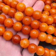 Кварц темно-оранжевый тонированный 12 мм