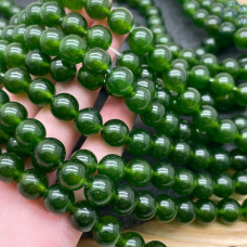 Кварц темно-зеленый тонированный №1 10 мм