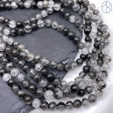 Кварц Турмалиновый №4 ААА качество 6 мм