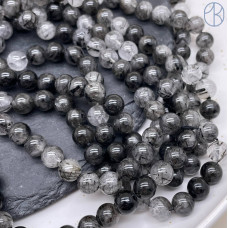 Кварц Турмалиновый №4 ААА качество 8 мм