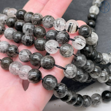 Кварц Турмалиновый №4 ААА качество 8 мм