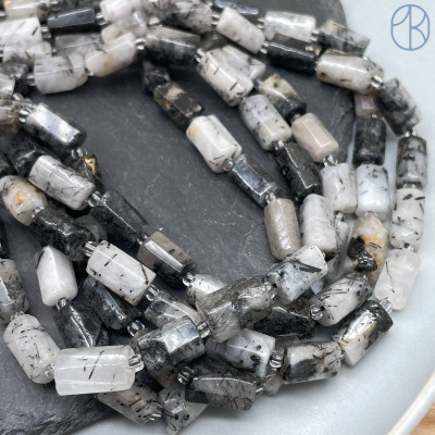 Кварц турмалиновый фриформ цилиндр ~ 11-12 мм