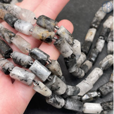 Кварц турмалиновый фриформ цилиндр ~ 11-12 мм