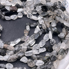 Кварц турмалиновый галтовка ~ 8-12 мм