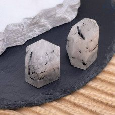 Кварц турмалиновый кристалл ~ 3х2 см