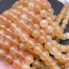 Кварц Вишневый желтый 10 мм (имитация)