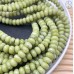 Кварц зеленый №1 тонированный рондель 10х6 мм