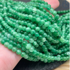 Кварц зеленый тонированный №1 4 мм