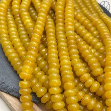 Кварц желтый №3 тонированный рондель 10х6 мм 
