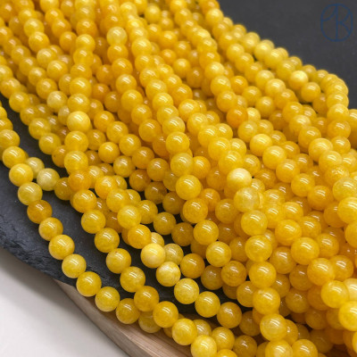 Кварц желтый тонированный №1 6 мм