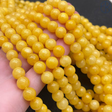 Кварц желтый тонированный №1 8 мм