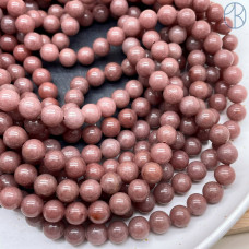 Кварцит клубничный 8 мм